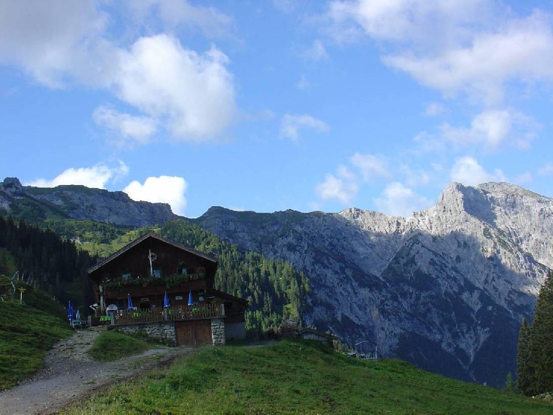 Die Bärenbadalm am Achensee